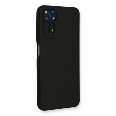 Xiaomi Redmi Note 11 Kılıf Nano İçi Kadife Silikon - Siyah