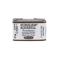 Horadam Artist Tam Boy Tablet Suluboya - Vandyke Brown - Seri 1