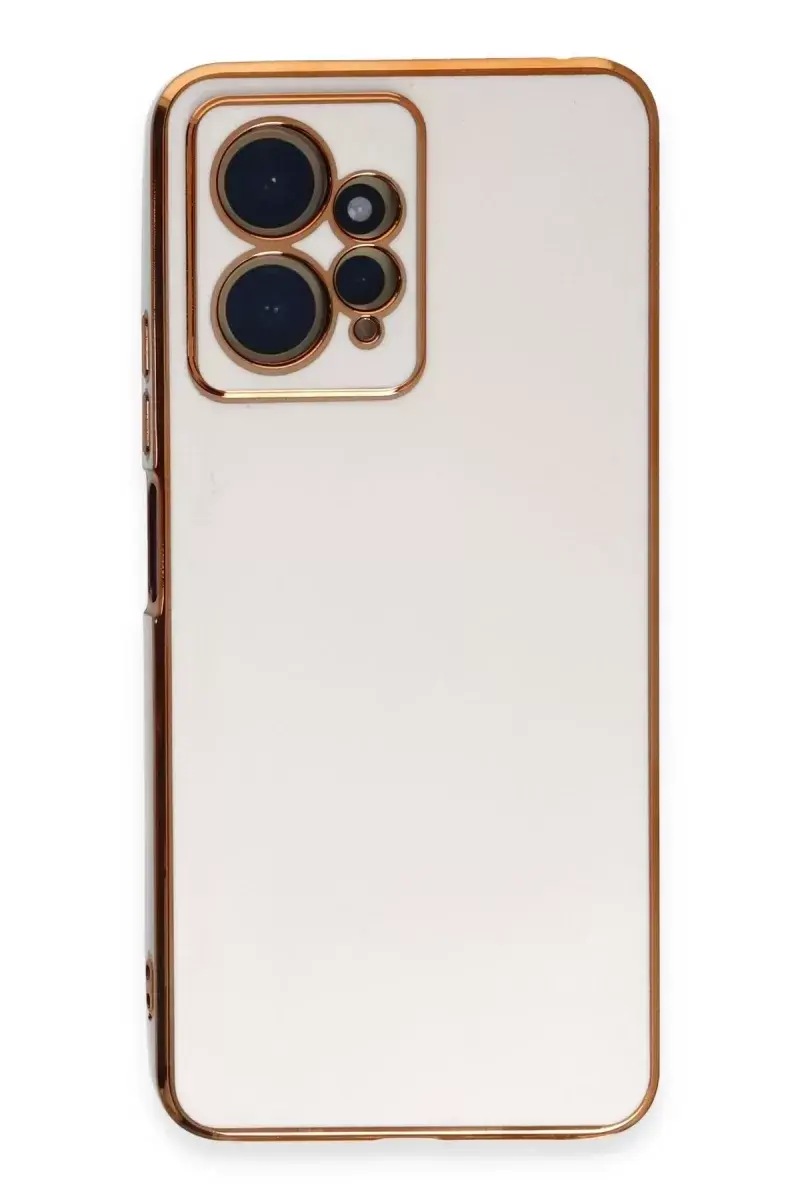 Newface Xiaomi Redmi Note 12 4g Kılıf Volet Silikon - Beyaz