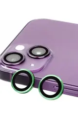 Newface Apple İphone 13 Raze Metal Kamera Lens - Yeşil