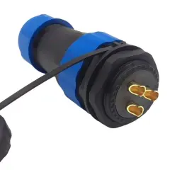 Sd28 Su Geçirmez 3 Pin  Erkek-dişi Yuvarlak 28 Mm Konnektör