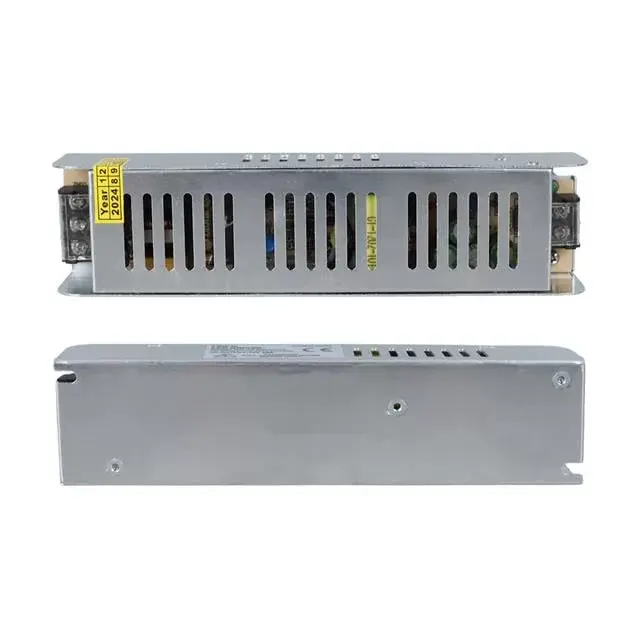 Ledx Aln-m1210s 12 Volt 10 Amper 120 Watt Slim Metal Kasa Adaptör 190x48x38mm