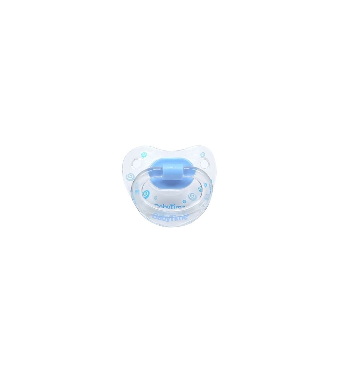 BabyTime BT126 Silikon Damaklı Desenli Emzik N.2 - Mavi