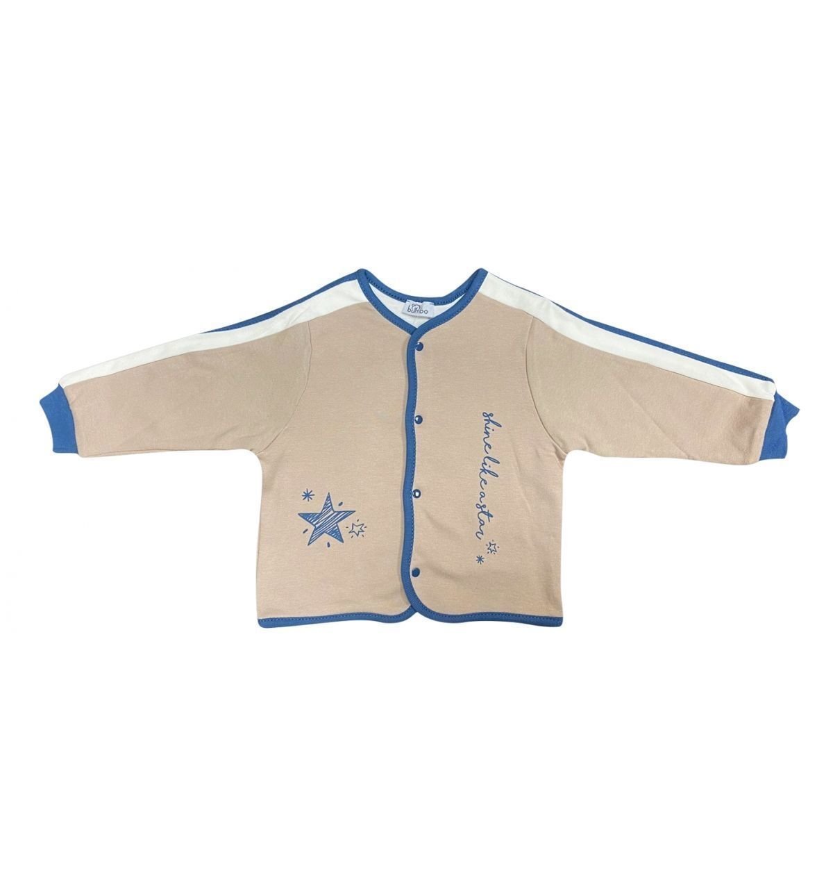 Bumbo Bebek ER1011 Hırka Kahverengi 3 Ay 62 cm