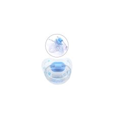 BabyTime BT126 Silikon Damaklı Desenli Emzik N.2 - Mavi
