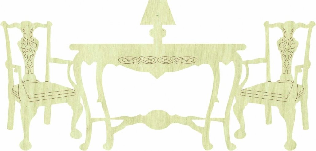 Ahşap Lazer Kesim - KD287