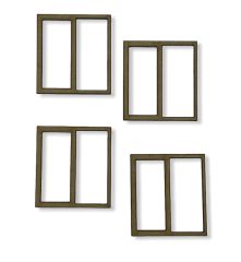 Pencere 2 Çerçeveli - 1/50 - 30x30mm - 4'lü - No:KP-922
