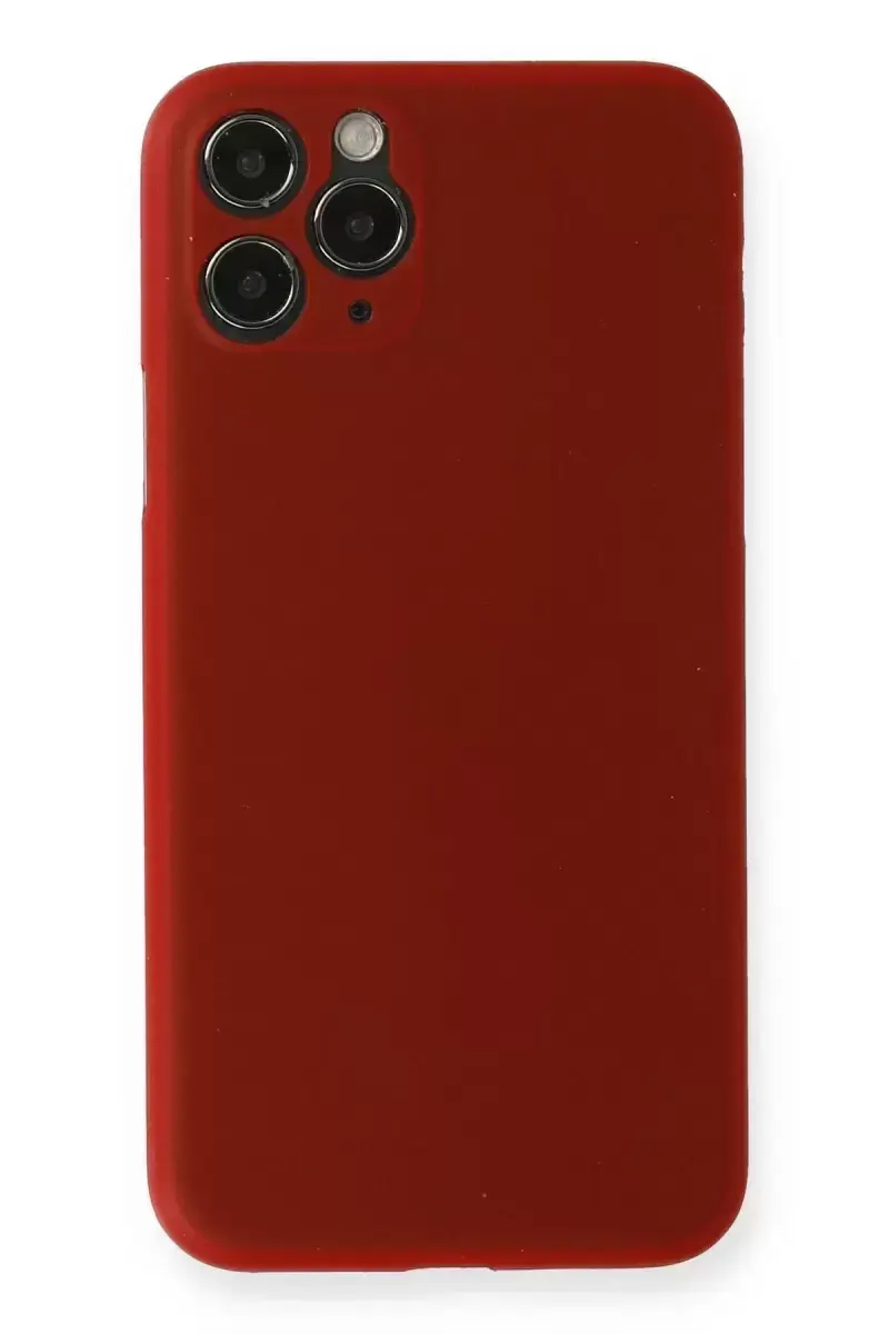 Newface İphone 11 Pro Max Kılıf Pp Ultra İnce Kapak - Kırmızı