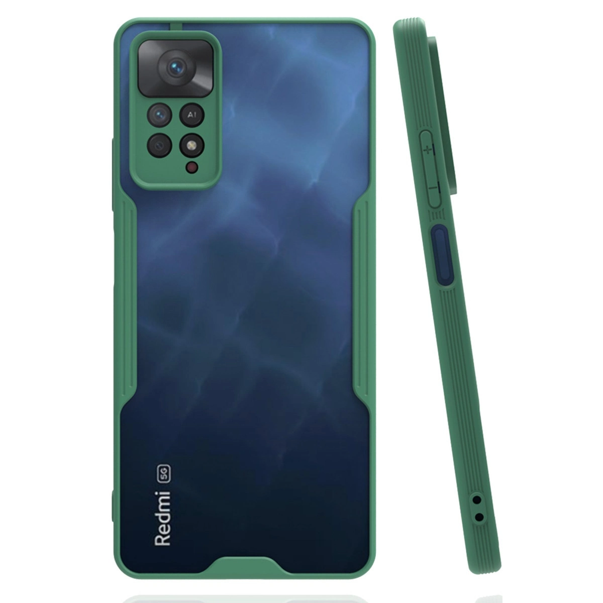 Xiaomi Redmi Note 11 Pro Kılıf Platin Silikon - Yeşil