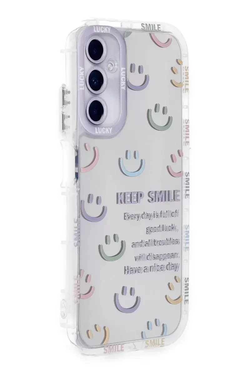 Newface Samsung Galaxy A05s Kılıf Reflexion Desenli Kapak - Desen 2