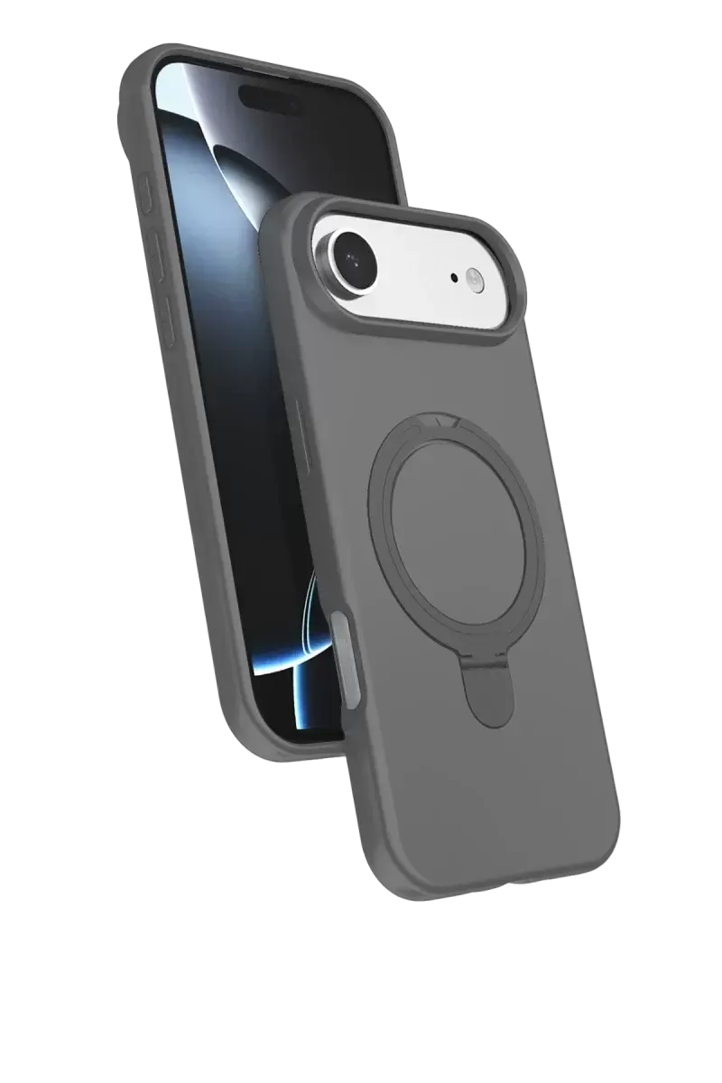 Newface Apple İphone 17 Air Regal Magsafe Standlı Kapak - Titan Gri