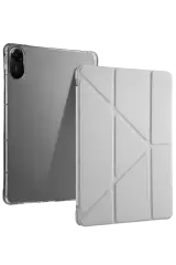 Newface Xiaomi Redmi Pad 2 Kalemlikli Mars Tablet Kılıfı - Gri