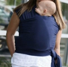 Esnek Wrap Sling Lacivert