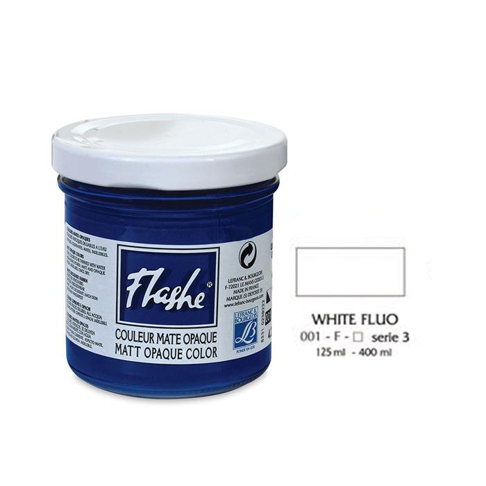 Akrilik Boya 125ml - N:001 White Fluo