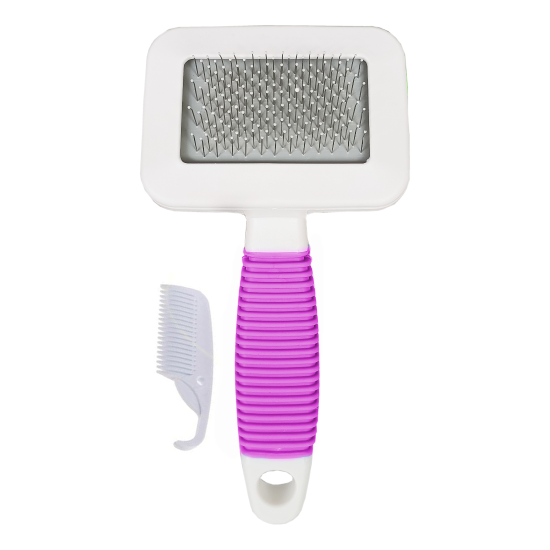 Plastik Uçlu Kedi Köpek Tarağı 5*7 cm Mini Pembe