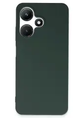 Newface İnfinix Hot 30i Kılıf First Silikon - Koyu Yeşil