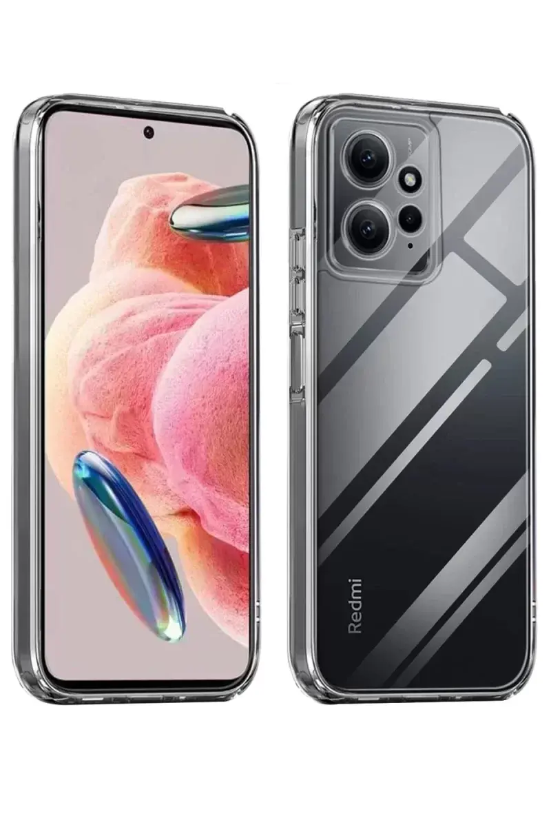 Newface Xiaomi Redmi Note 12 4g Kılıf Lüx Şeffaf Silikon