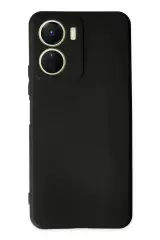 Newface Vivo Y16 Kılıf First Silikon - Siyah
