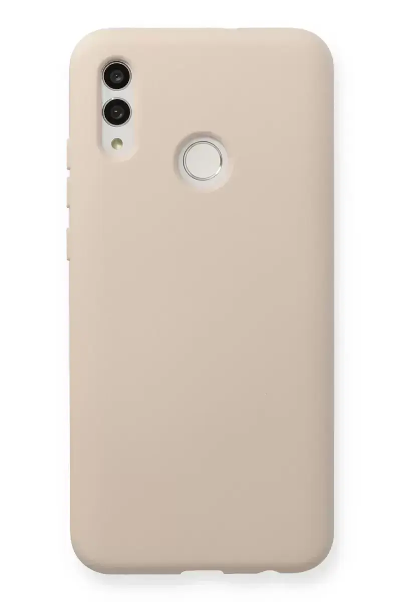 Newface Huawei P Smart 2019 Kılıf Nano İçi Kadife Silikon - Pudra