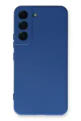 Newface Samsung Galaxy S23 Kılıf Nano İçi Kadife Silikon - Mavi