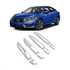 Honda Civic FC5 2016 - 2021 Uyumlu Kapı Kolu Krom