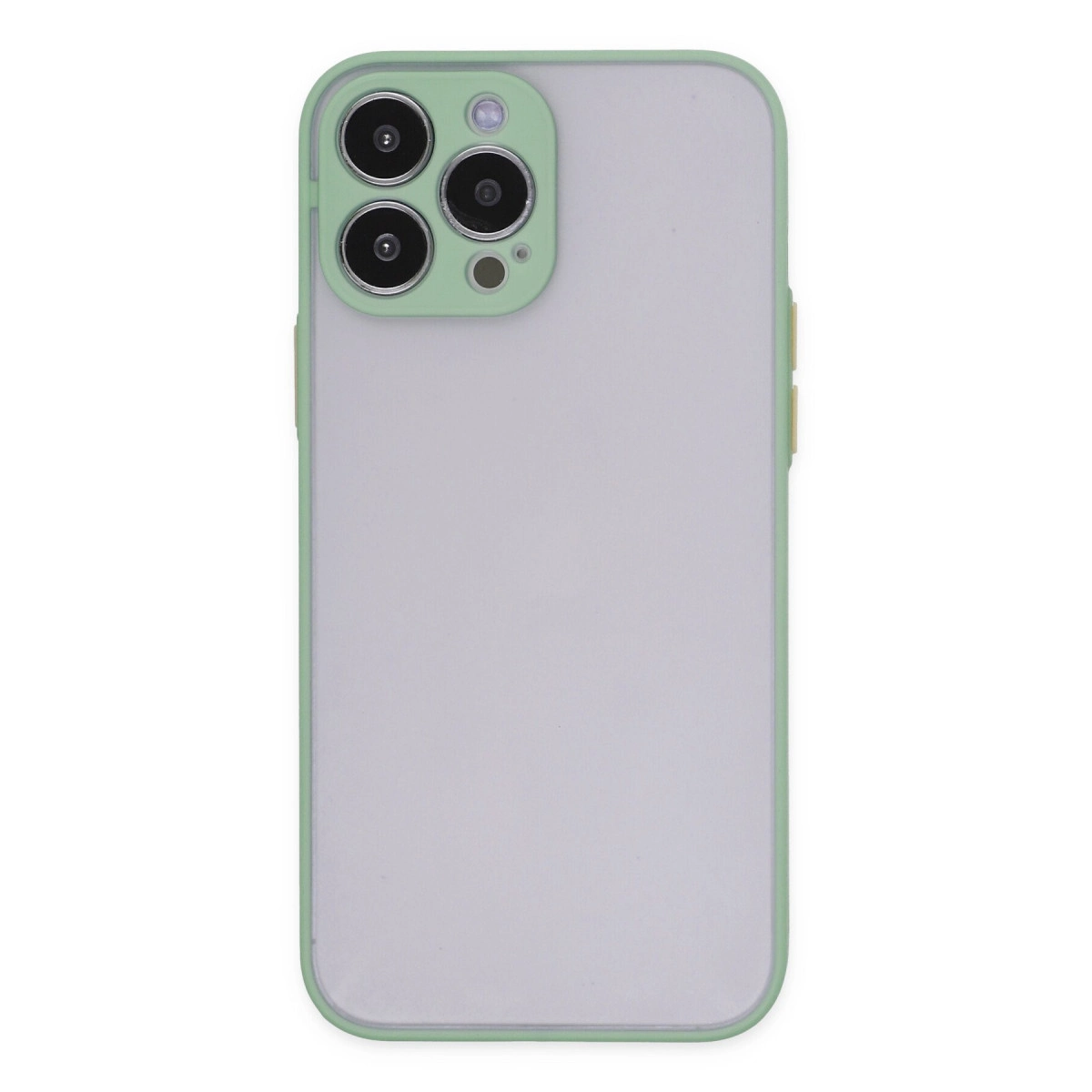 İphone 15 Pro Kılıf Montreal Silikon Kapak - Açık Yeşil