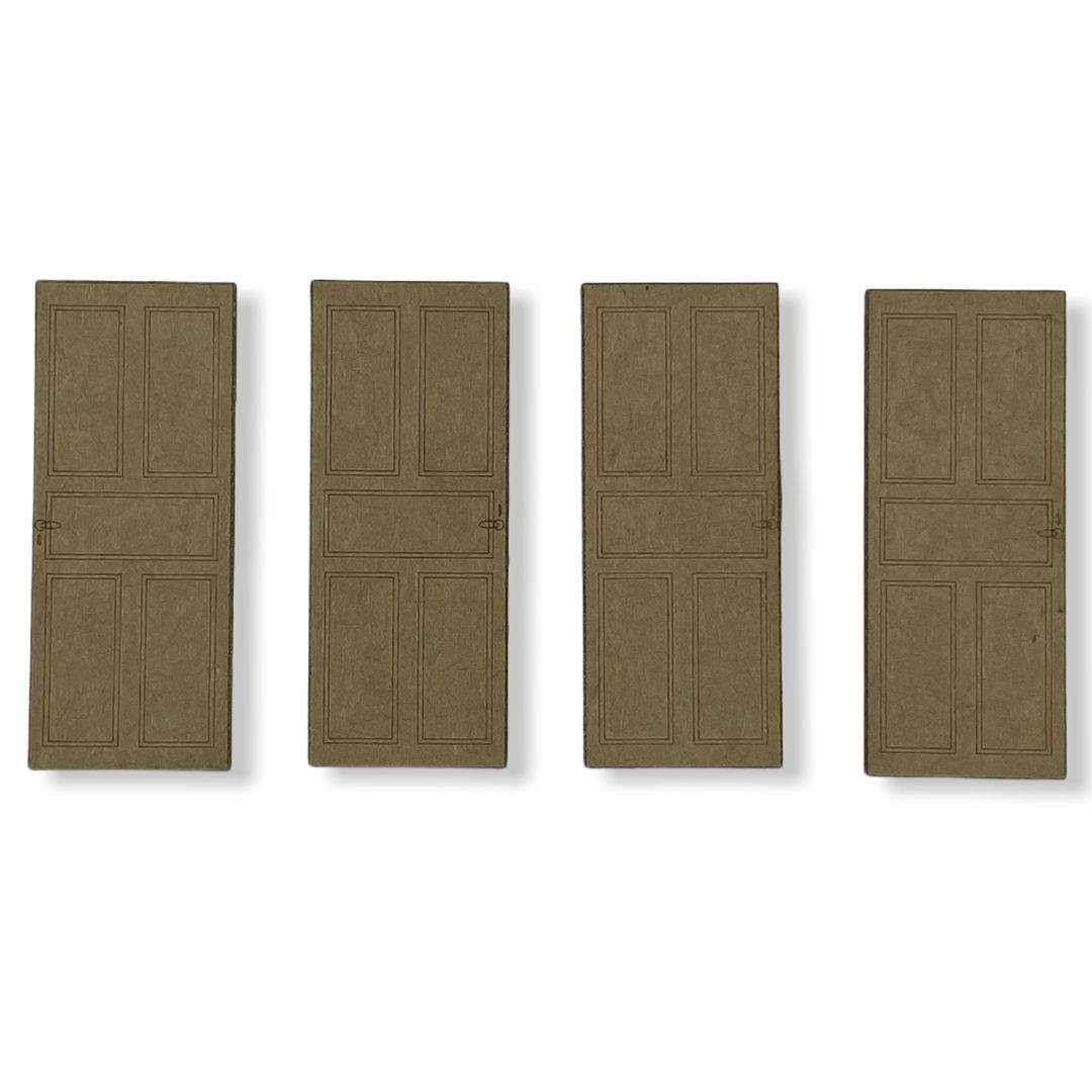 Kapı 1+4 Çerçeveli - 1/50 - 18x44mm - 4'lü - N.KP544