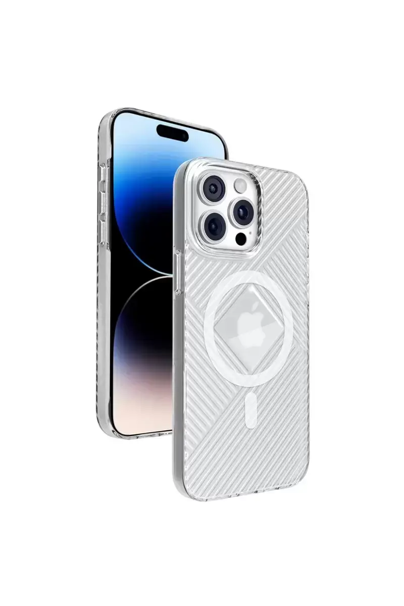 Joko İphone 15 Pro Max Stella Pc Sert Magsafe Kılıf - Şeffaf