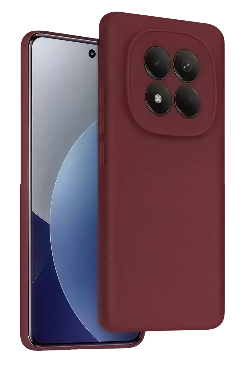 Newface Xiaomi Redmi Note 15 Pro 4g First Silikon - Bordo
