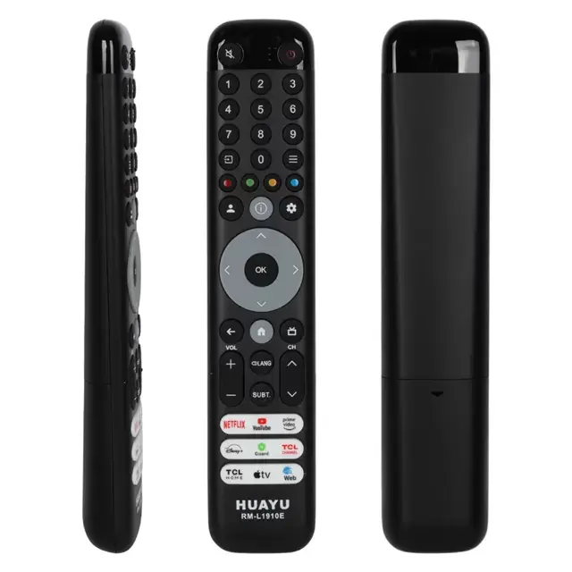 Huayu-l1910e Tcl Netflix-prime Video-youtube-tcl Channel-tcl Home-web Tuşlu Ses Komutsuz Lcd Tv Kumanda