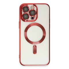 İphone 13 Pro Kılıf Kross Magneticsafe Kapak - Kırmızı