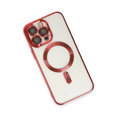 İphone 13 Pro Kılıf Kross Magneticsafe Kapak - Kırmızı