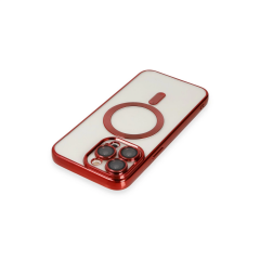 İphone 13 Pro Kılıf Kross Magneticsafe Kapak - Kırmızı