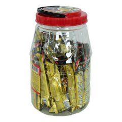 3 ü 1 Arada Sütlü Köpüklü Kahve 18 Gr x 36 Adet Cam Kupa Bardak Hediyeli Pet Kavanoz