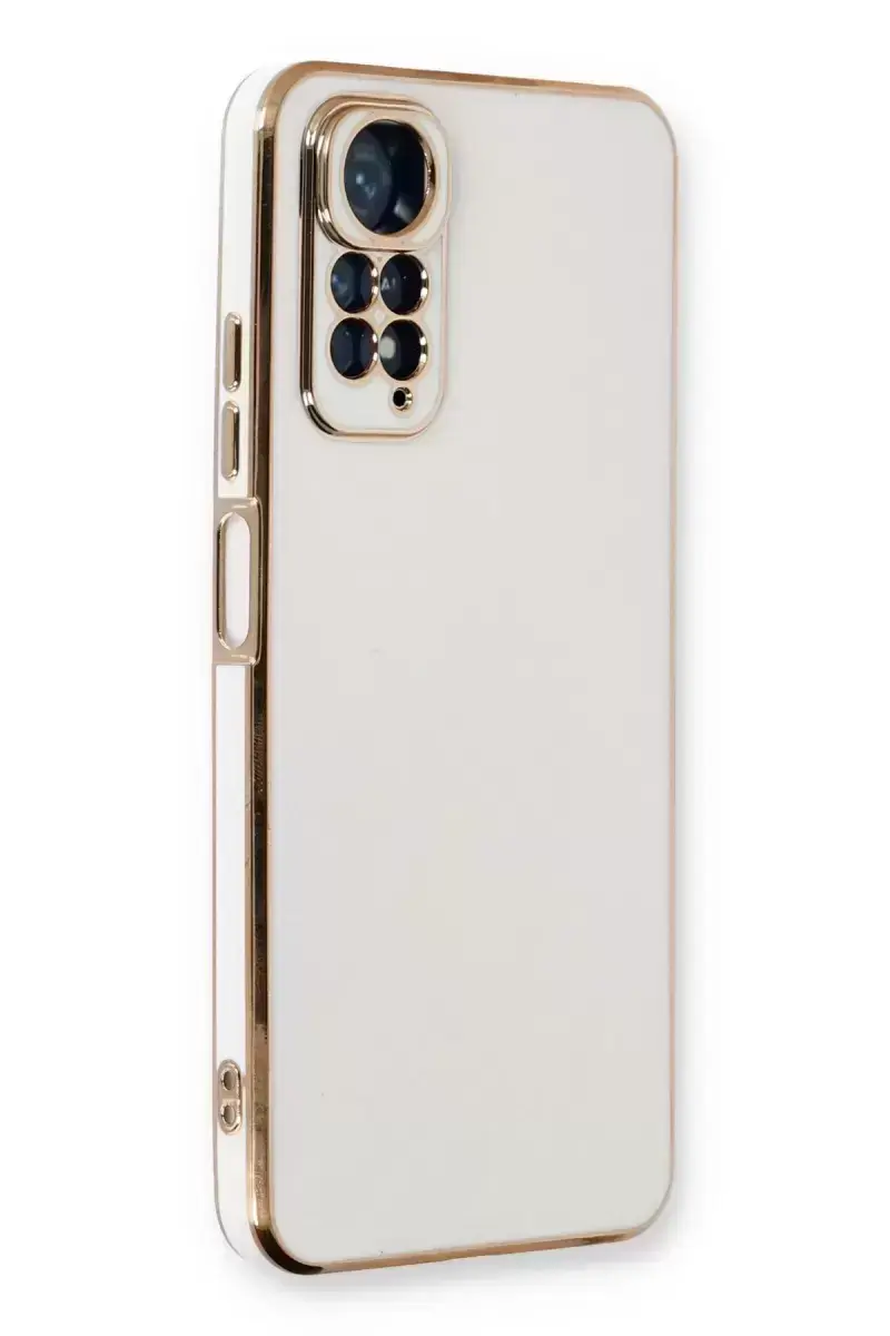 Newface Xiaomi Redmi Note 11 Kılıf Volet Silikon - Beyaz