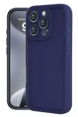 Newface Apple İphone 16 Pro Kılıf Viera Silikon - Lacivert