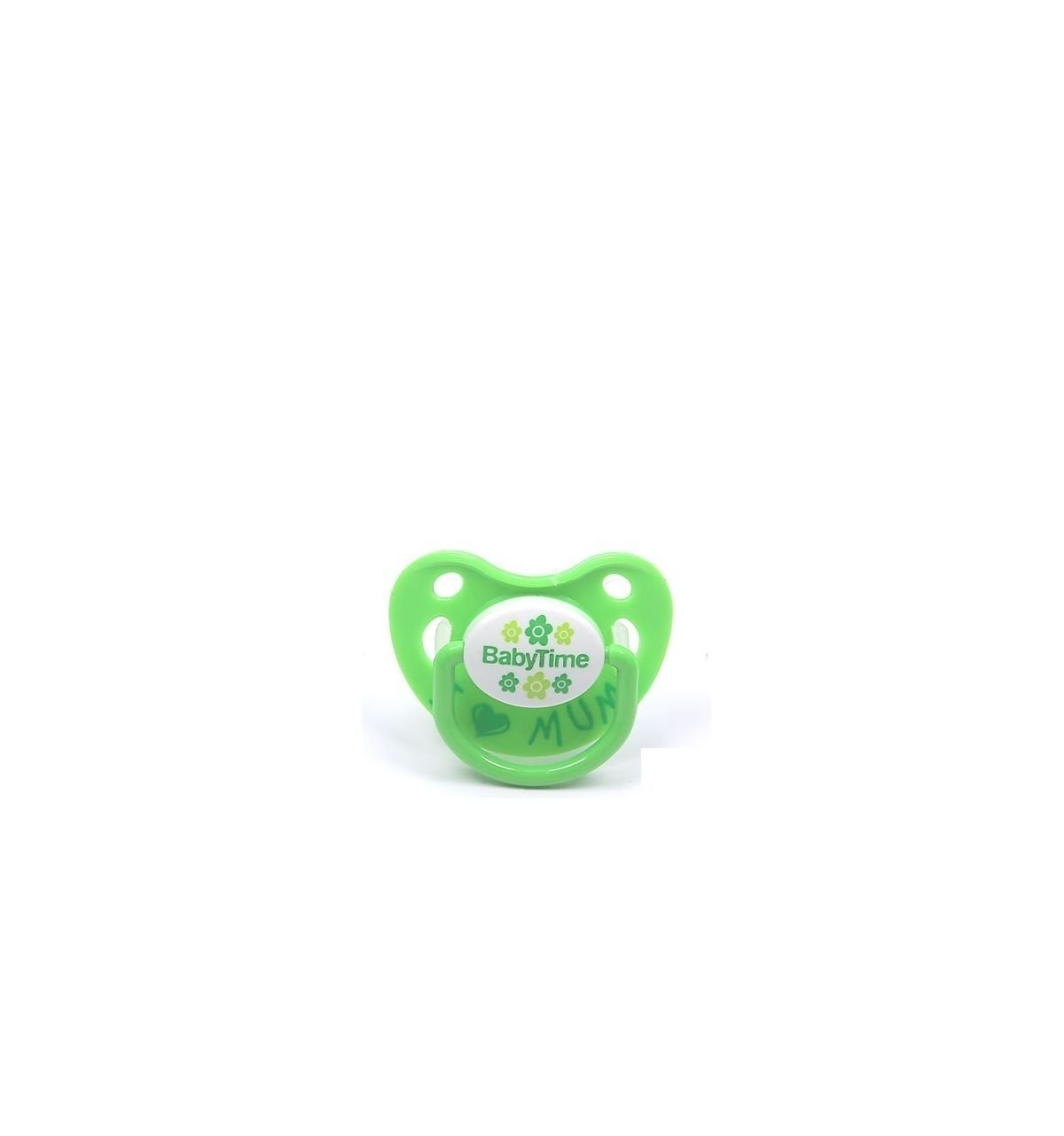 BabyTime BT129 Silikon Damaklı Emzik No 2 - Yeşil
