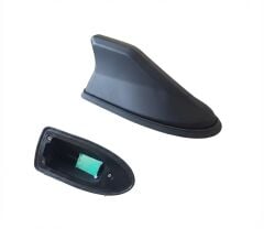 Balina Anten Japon Tip Köpekbalığı Yüzgeci Süs Oto Anten Mat Siyah