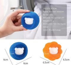 2 Adet Çamaşır Makinesi Ve Evcil Hayvanlar İçin Tüy Toplayıcı Yıkanabilir Sünger Top