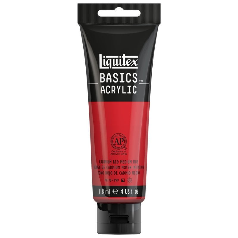 Basics Akrilik 118ml - Cadmium Red Medium Hue 151