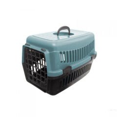 Plastik Kedi Köpek Taşıma Çantası 32,5 / 48 cm Gri