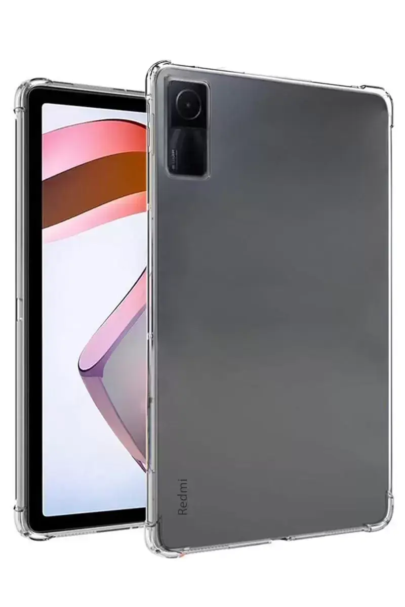 Newface Xiaomi Redmi Pad Se Kılıf Anti Shock Tablet Silikon - Şeffaf