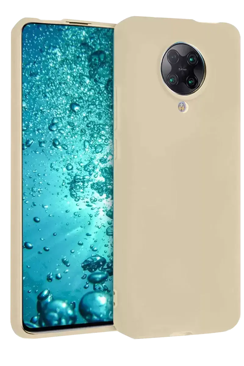 Newface Xiaomi Redmi K30 Pro Kılıf Nano İçi Kadife Silikon - Kemik