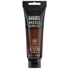 Basics Akrilik 118ml - Burnt Umber 128