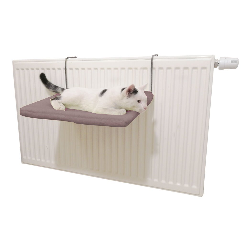 Kedi Radyatör Yatağı Yıkanabilir 42 cm 15 kg Koyu Gri