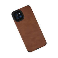 Samsung Galaxy A03 Kılıf Loop Deri Silikon - Kahverengi