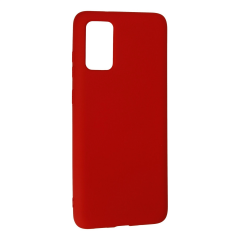 Samsung Galaxy S20 Plus Kılıf Nano İçi Kadife Silikon - Kırmızı