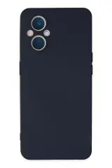Newface Oppo Reno 7 Lite Kılıf Nano İçi Kadife Silikon - Lacivert