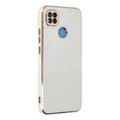 Xiaomi Redmi 9c Kılıf Volet Silikon - Beyaz