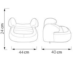 Comfymax 15-36kg Oto Koltuğu Yükseltici - Grey